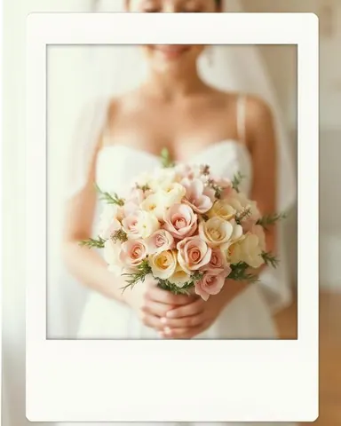 Bride with bouquet